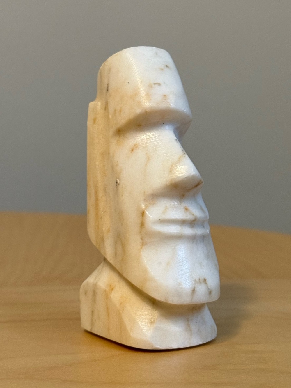 Easter Island Moai of Rapa Nui Carved Stone Sculpture Shelf Decor Trinket Item